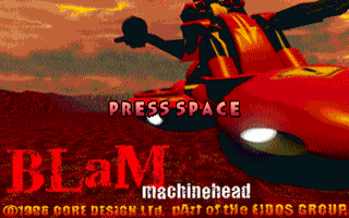Machine Head (DOS) screenshot: Title screen