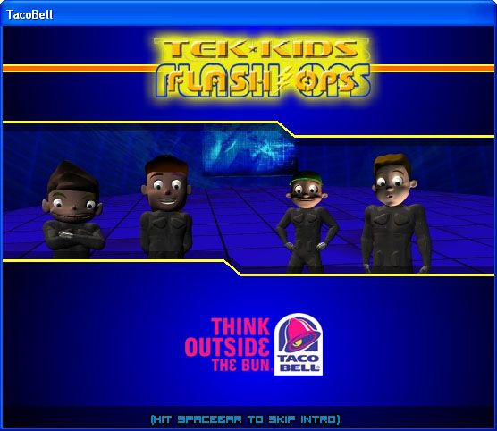 Tek-Kids Flash-Ops: Mission: Sky Fortress (Windows) screenshot: Title screen