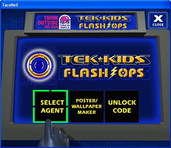 Tek-Kids Flash-Ops: Mission: Sky Fortress (Windows) screenshot: Main menu
