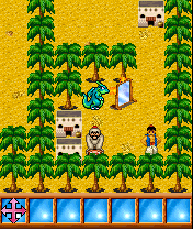 Alibaba and Forty Thieves (J2ME) screenshot: Second stage, nearby a thief