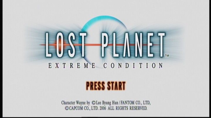 Lost Planet: Extreme Condition (Xbox 360) screenshot: Main title