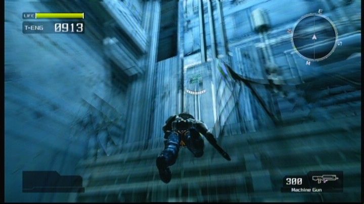 Lost Planet: Extreme Condition (Xbox 360) screenshot: Anchor lets you reach high places.