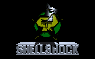 Shellshock (DOS) screenshot: Title screen.