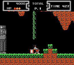 Disney's DuckTales (NES) screenshot: Another shot taken in Amazon.