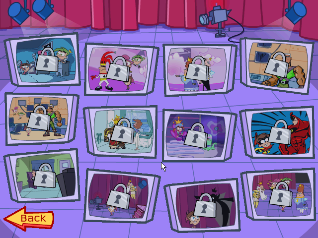 The Fairly OddParents!: Shadow Showdown (Windows) screenshot: All the mini-games can be played again here.