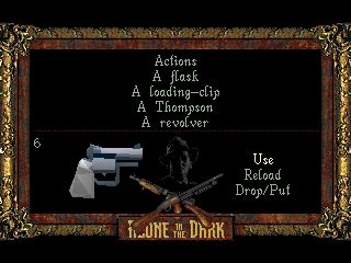 Alone in the Dark 2 (PlayStation) screenshot: Revolver