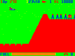 Tube Way Army (Dragon 32/64) screenshot: Entering the game