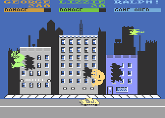 Screenshot of Rampage (Atari 8-bit, 1986) - MobyGames