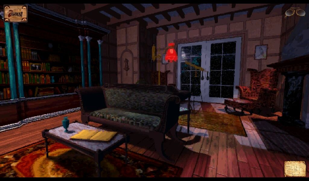 The 7th Guest: Remastered (Android) screenshot: The library