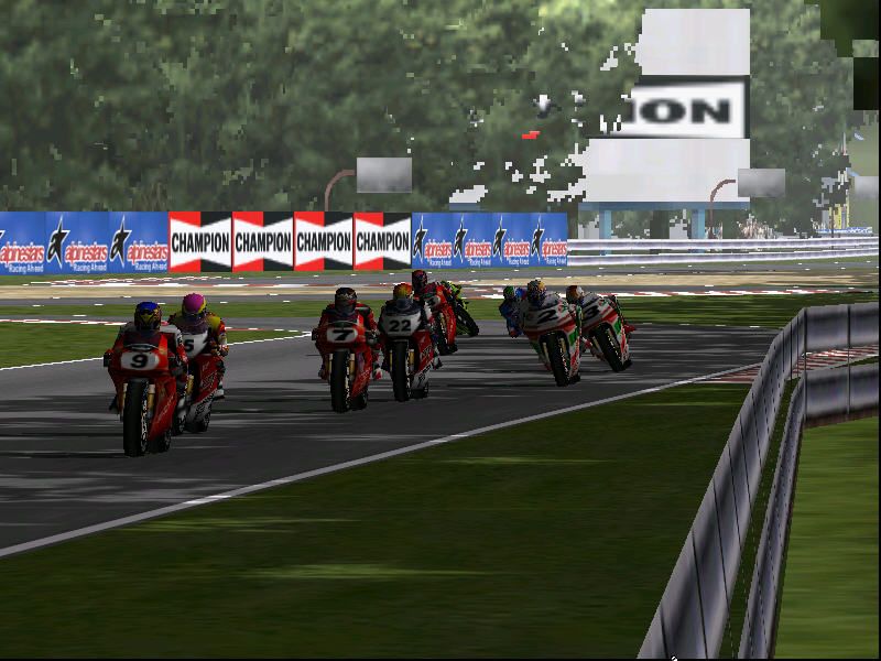 Superbike World Championship (Windows) screenshot: Television View