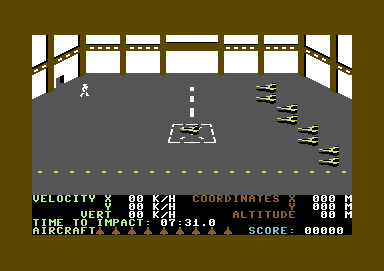 Raid over Moscow (Commodore 64) screenshot: In the room
