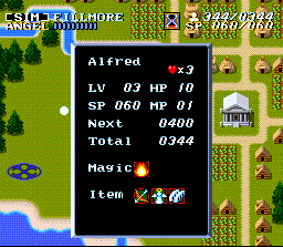 ActRaiser (SNES) screenshot: It's a role-playing game too.