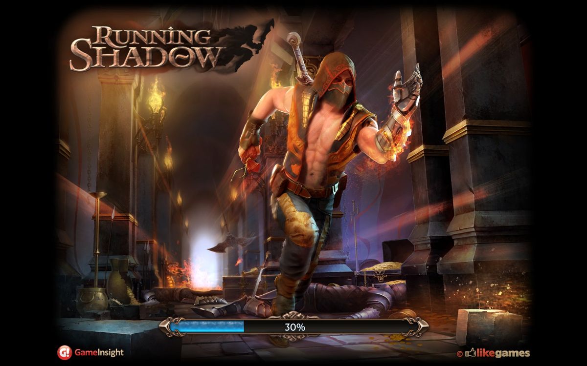 Running Shadow (Windows) screenshot: Game Loading screen