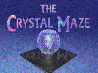 The Crystal Maze (DOS) screenshot: Title screen