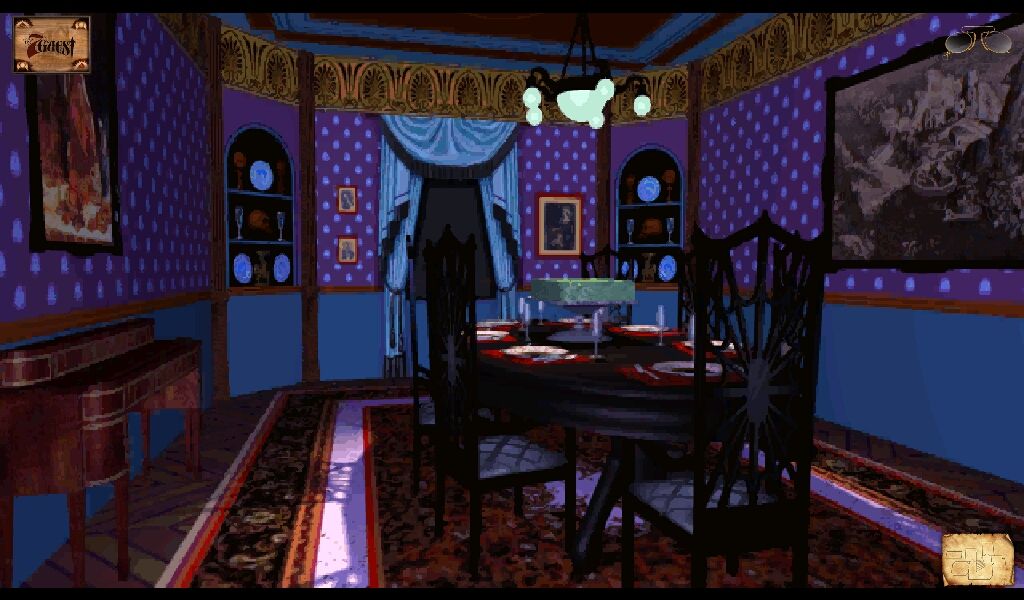 The 7th Guest: Remastered (Android) screenshot: Dining room