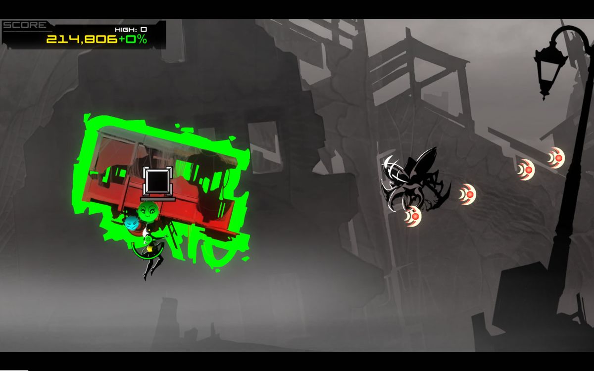 A City Sleeps (Windows) screenshot: Switching to the green Mercy ghost.