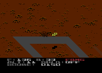 Blue Max 2001 (Atari 8-bit) screenshot: I blew up