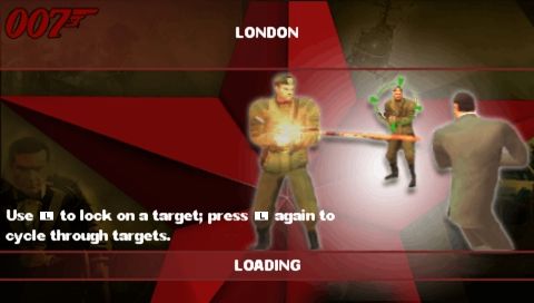 007: From Russia with Love (PSP) screenshot: One of many loading screens