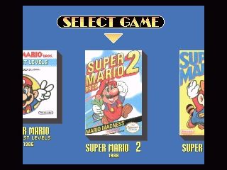 Super Mario All-Stars (SNES) screenshot: ... Super Mario Bros 2 ...