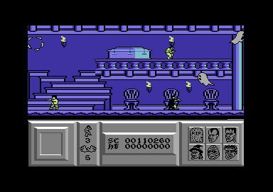 Scary Monsters (Commodore 64) screenshot: Harry has defeated the werewolf