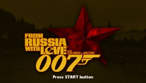 007: From Russia with Love (PSP) screenshot: Title screen