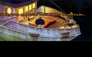 Igor: Objective Uikokahonia (DOS) screenshot: Two bad guys, luckily we'll never meet them.