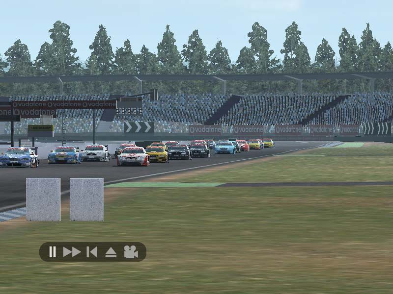 TOCA Race Driver 2 (Windows) screenshot: DTM series race at Hockenheim