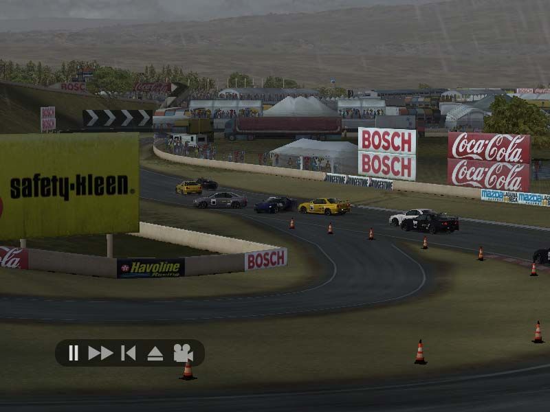 TOCA Race Driver 2 (Windows) screenshot: It rains rarely