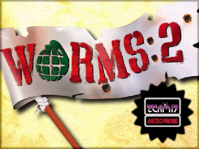 Worms 2 (Windows) screenshot: Title screen
