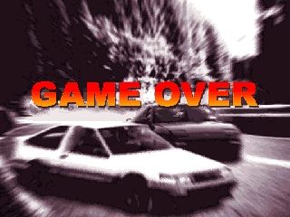 Side by Side Special (PlayStation) screenshot: Game over screen