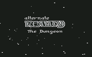 Alternate Reality: The Dungeon (Commodore 64) screenshot: Title