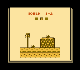 Super Mario Bros. 2 (NES) screenshot: Stage intro