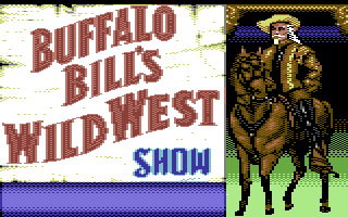 Buffalo Bill's Wild West Show (Commodore 64) screenshot: Loading screen