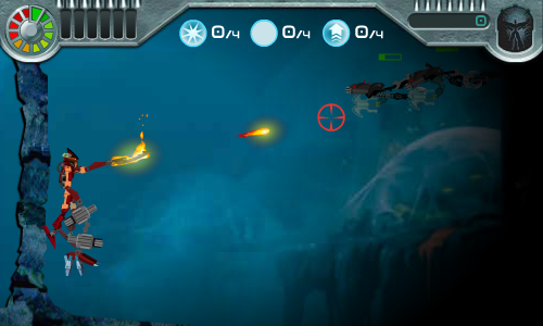 Bionicle Mahri: Command Toa Jaller (Browser) screenshot: Warding the enemies off.