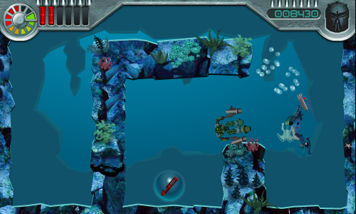 Bionicle Mahri: Command Toa Kongu (Browser) screenshot: Third level. Enemies start showing up.