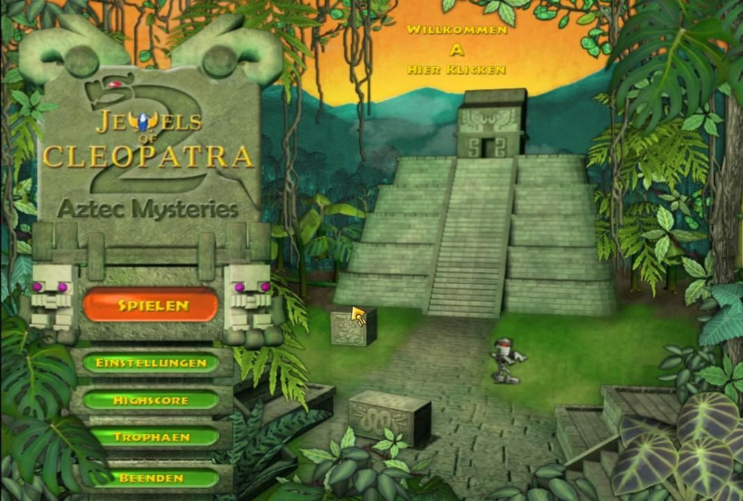 Jewels of Cleopatra 2: Aztec Mysteries (Windows) screenshot: main screen