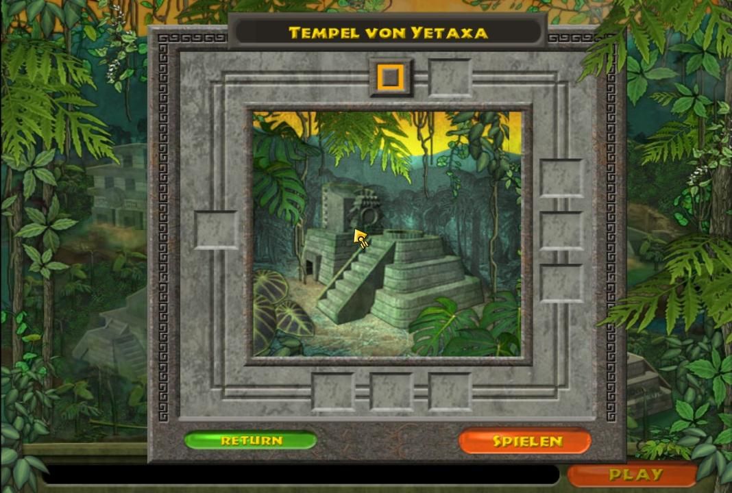 Jewels of Cleopatra 2: Aztec Mysteries (Windows) screenshot: first stage: Temple of Yetaxa