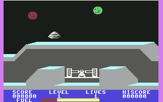 1985: The Day After (Commodore 64) screenshot: Prepare for launch