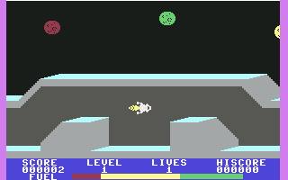 1985: The Day After (Commodore 64) screenshot: Thrusting