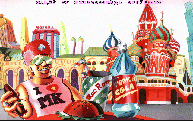 The Big Red Adventure (DOS) screenshot: Intro - Capitalist Russia