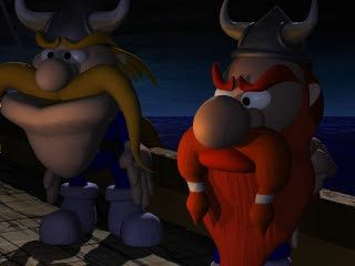 Norse by Norse West: The Return of the Lost Vikings (PlayStation) screenshot: Intro - Erik