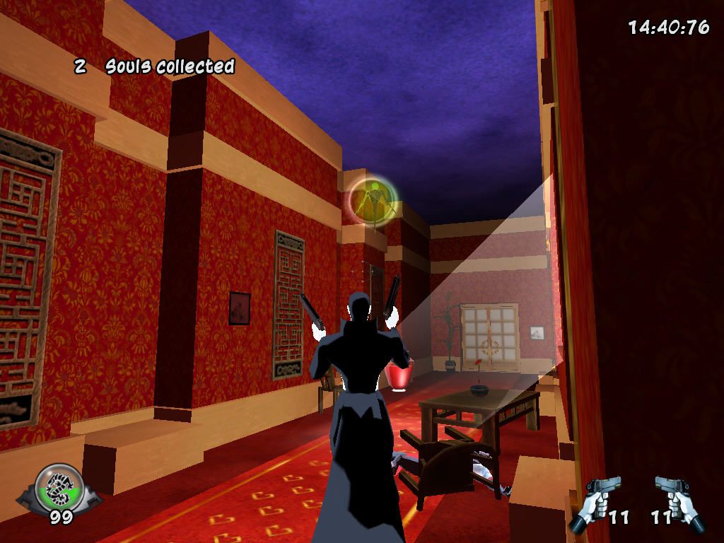 Drake of the 99 Dragons (Windows) screenshot: Soul under roof