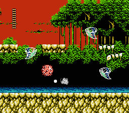 Little Samson (NES) screenshot: K.O. can cruise across this swamp that would slow down the other players