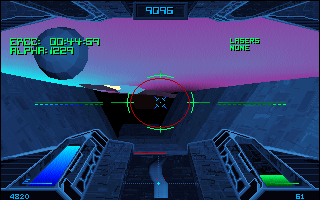 Delta V (DOS) screenshot: Some more generic 3D objects