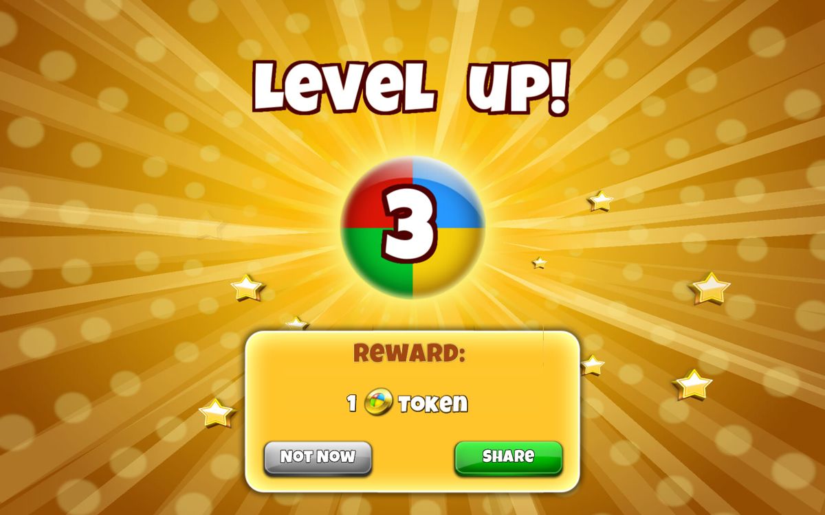 Uno & Friends (Windows Apps) screenshot: Level up