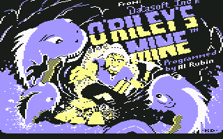 O'Riley's Mine (Commodore 64) screenshot: Title screen