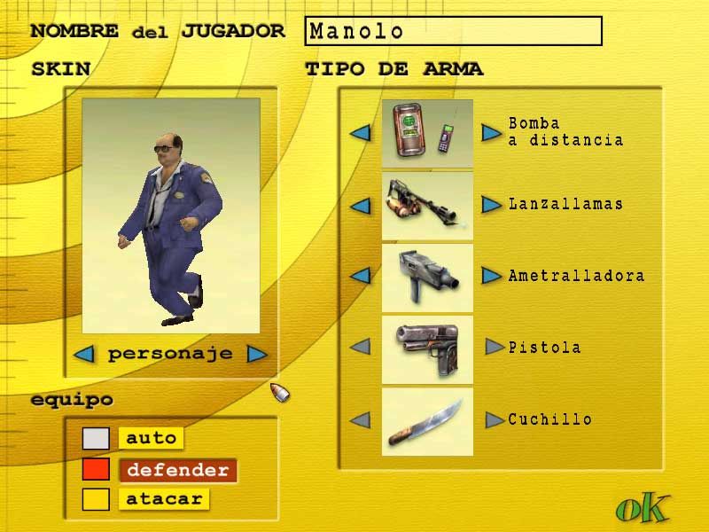 Torrente (Windows) screenshot: Create your personage and challenge several players in on-line games in 12 new scenarios.