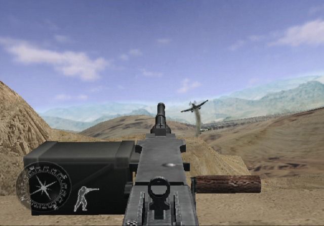 Call of Duty: Finest Hour (PlayStation 2) screenshot: Stuka dive bombers trying to get you before you reach the top