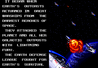 Target Earth (Genesis) screenshot: Game Intro