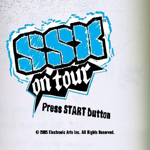 SSX on Tour (PlayStation 2) screenshot: The game's start/title screen